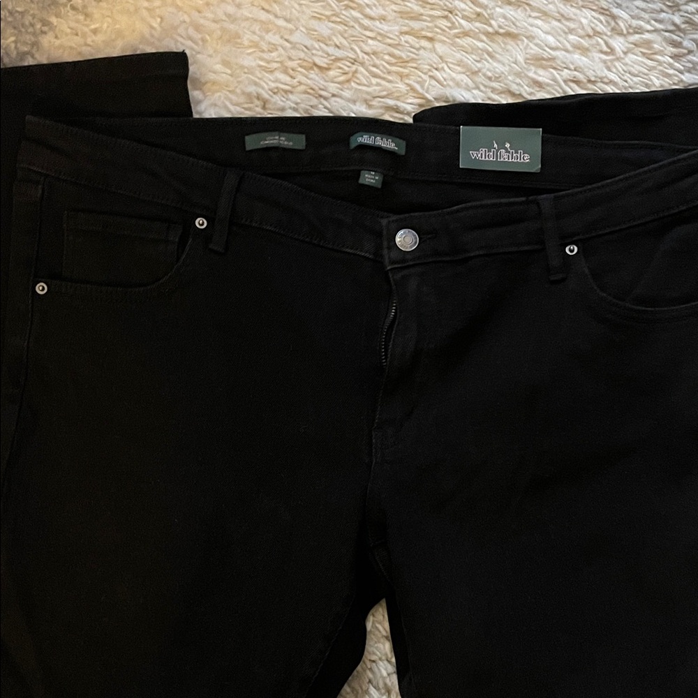 NWT - Women's Wild Fable Midnight Black Denim - Size 18